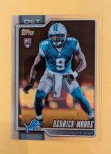 2026 Topps Football Derrick Moore Lions Clear Variation SSP /10 RC #317