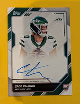 2026 Topps Football Cade Klubnik Jets Flagship First Signatures RC #FFS-CK