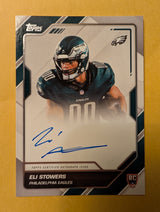 2026 Topps Football Eli Stowers Eagles Flagship First Signatures RC #FFS-EST