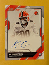 2026 Topps Football KC Concepcion Browns Flagship First Signatures RC #FFS-KC