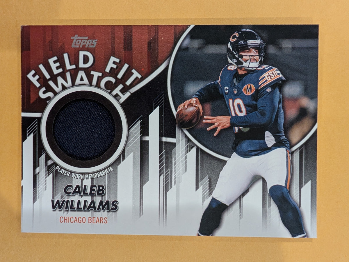 2026 Topps Football Caleb Williams Bears Field Fit Swatch Relic #FFSC-CWI