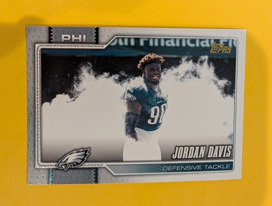 2026 Topps Football Jordan Davis Eagles Golden Mirror Case Hit SSP #168