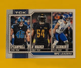 2026 Topps Football NFC Tackles Leaders Golden Mirror SSP #289 Campbell Wagner Cashman