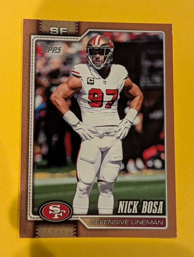 2026 Topps Football Nick Bosa Gold /2026 #143