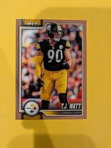 2026 Topps Football T.J. Watt #254 Gold /2026