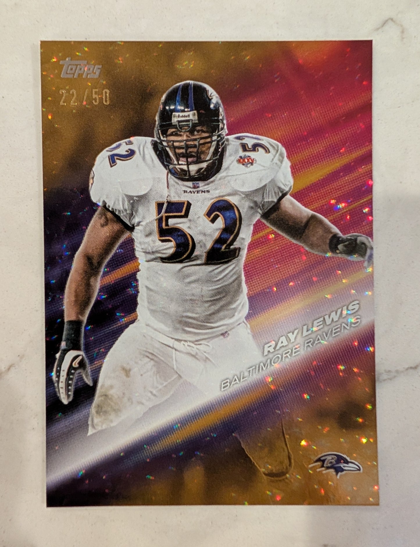 2026 Topps Football Ray Lewis Ravens Greats of the Game Gold SP /50 #GOTG-12