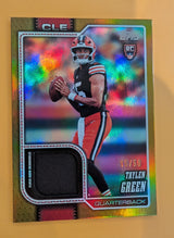 2026 Topps Football Taylen Green Browns Rookie Real One Relic Gold SP /50 RC
