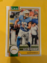 2026 Topps Football Justin Herbert #110 Vintage Stock /99
