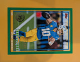 2026 Topps Football Justin Herbert Chargers 1991 Topps Green SP /99 #91TF-16