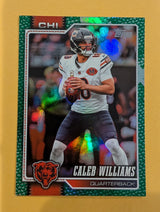 2026 Topps Football Caleb Williams Chicago Bears Green Football SP /99 #35