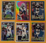 2026 Topps Football Cowboys 6 Card Chrome Relic Lot - CeeDee Lamb, Dak Prescott