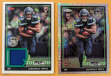 2026 Topps Football Jadarian Price Seahawks 2 Card Rookie Lot - Relic and Chrome