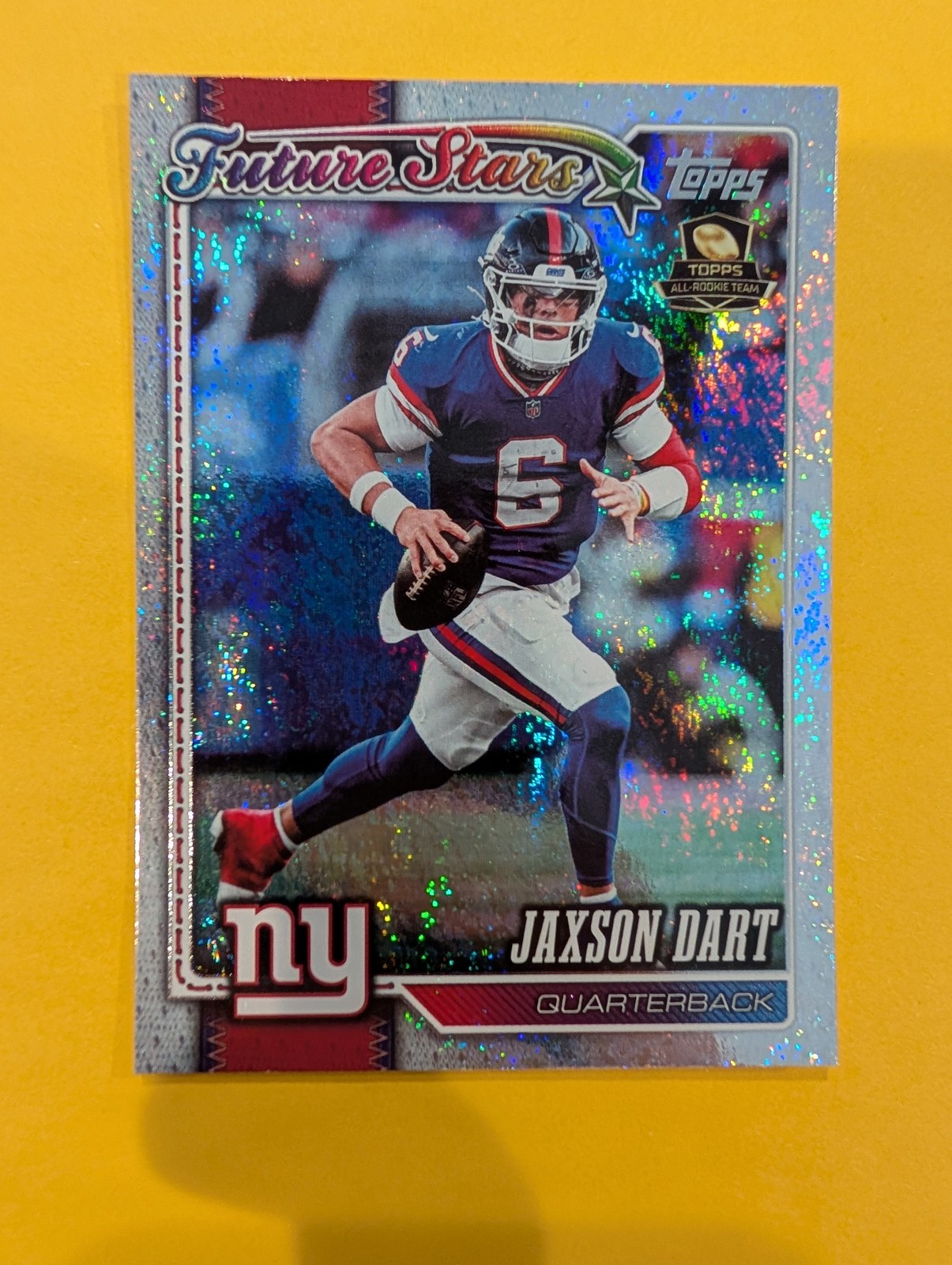 2026 Topps Football Jaxson Dart Future Stars #266 Holo Foil - front