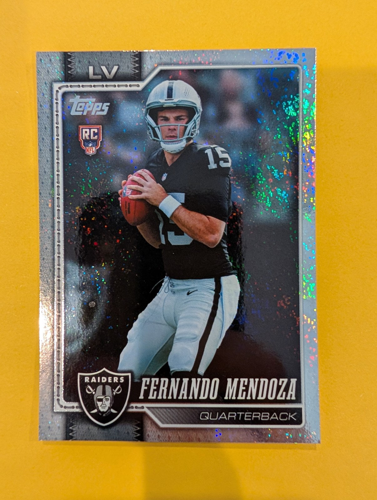 2026 Topps Football Fernando Mendoza Rookie #301 Holo Foil - front