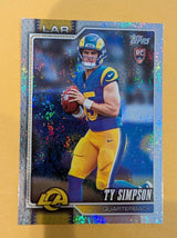 2026 Topps Football Ty Simpson Los Angeles Rams Holo Foil RC #302