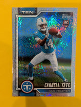 2026 Topps Football Carnell Tate Rookie #318 Holo Foil
