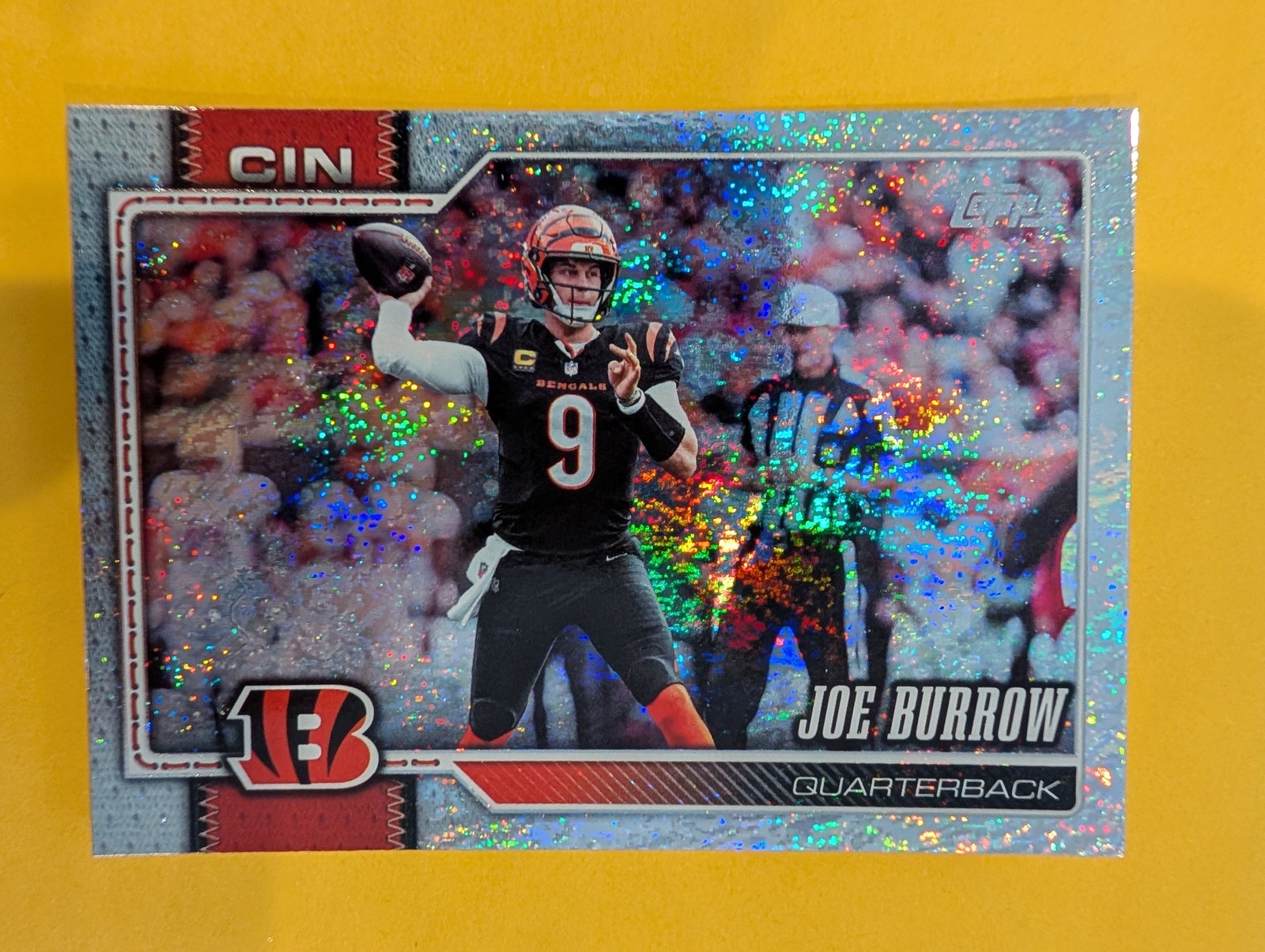2026 Topps Football Joe Burrow #40 Holo Foil - front