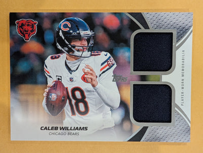 2026 Topps Football Caleb Williams Bears NFL Material Dual Relic #MDR-CW