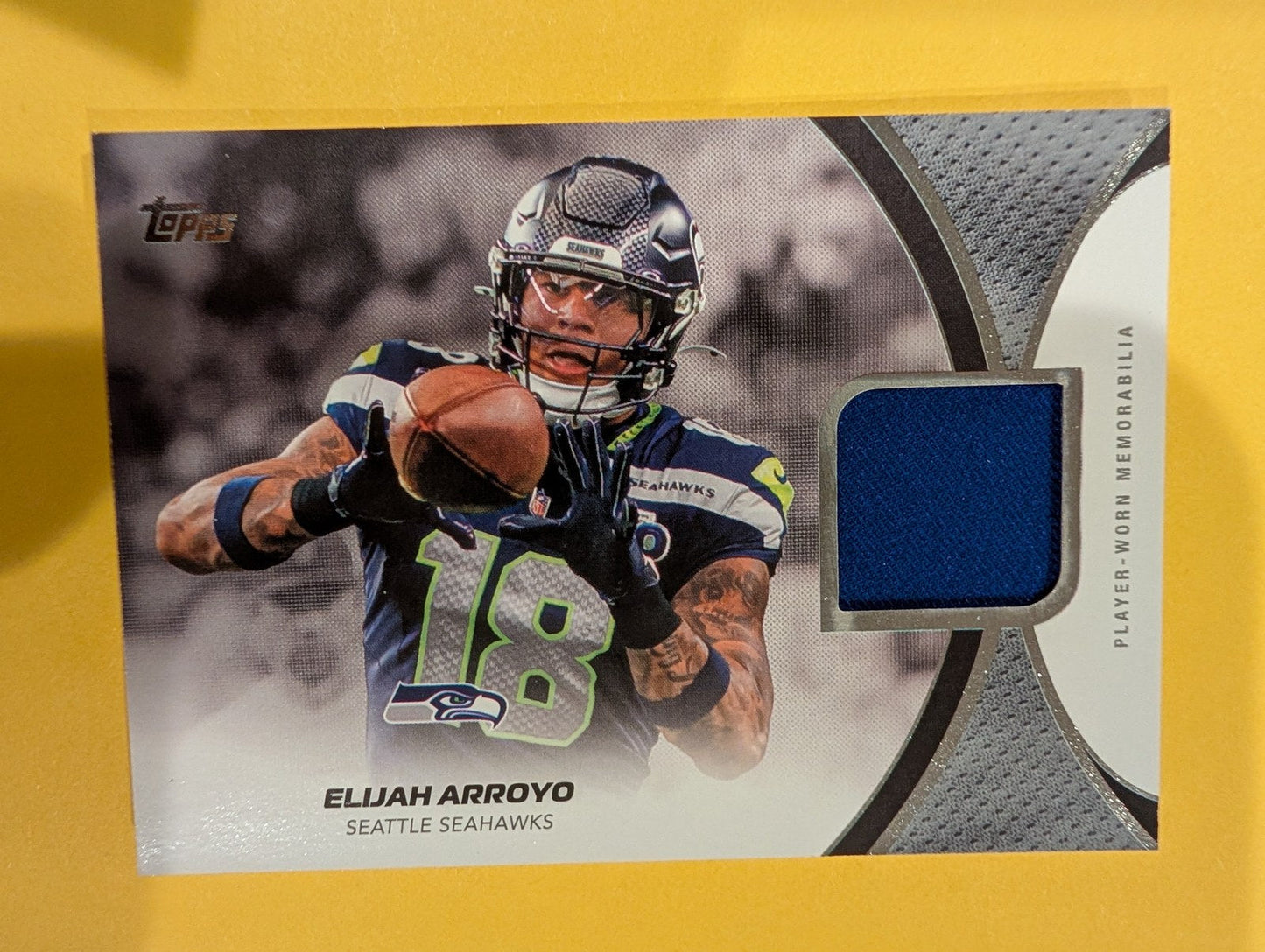 2026 Topps Football Elijah Arroyo NFL Material Relic #NFLM-EA - front