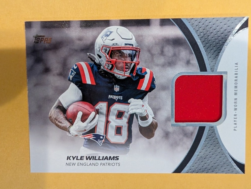 2026 Topps Football Kyle Williams Patriots NFL Material Relic #NFLM-KW