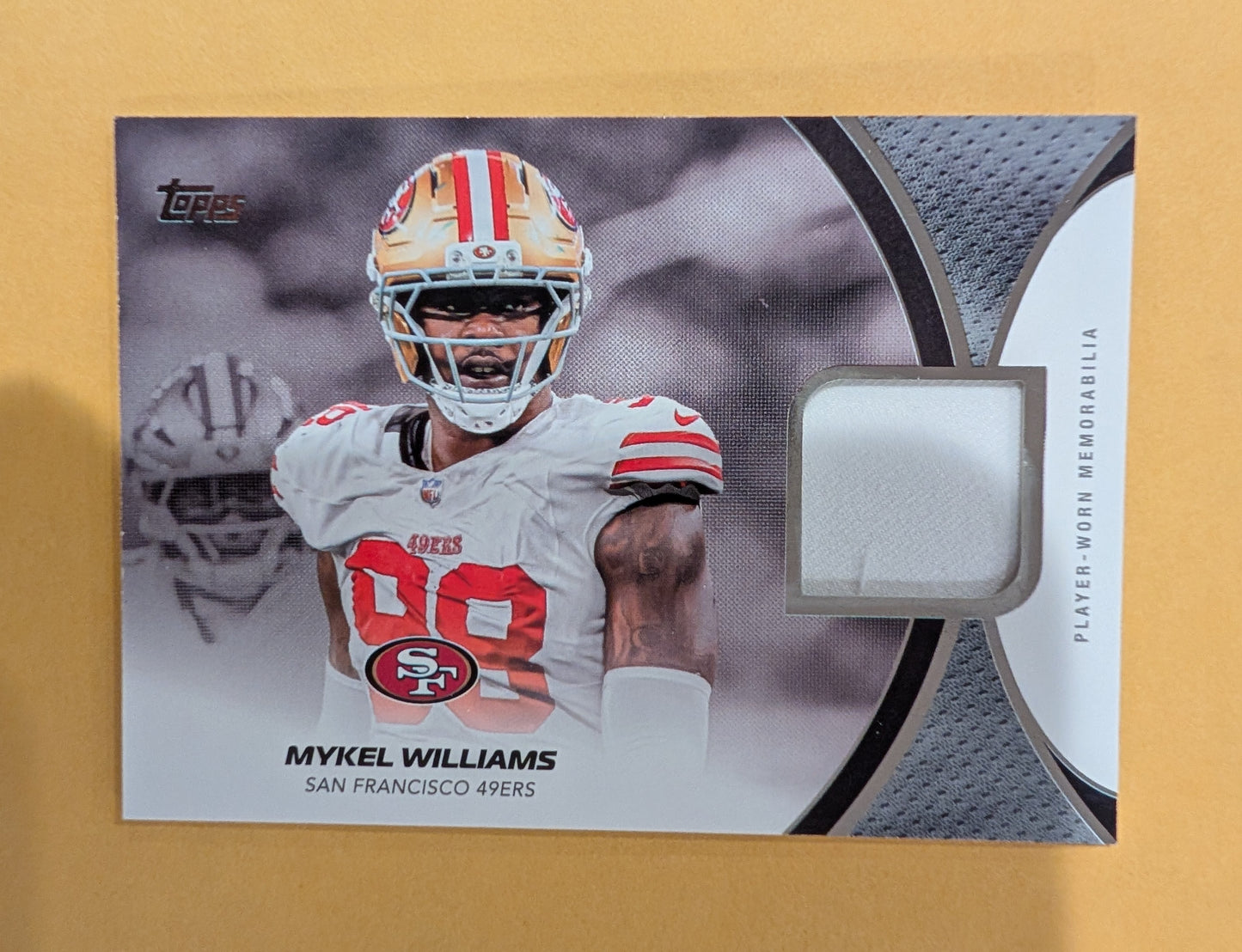 2026 Topps Football Mykel Williams San Francisco 49ers Material Relic #NFLM-MW