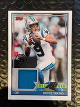 2026 Topps Football Bryce Young Panthers NFL Material Relic #NFLM-BY