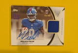 2026 Topps Football Malachi Fields Giants NFL Rookie Material Auto RPA /99