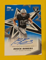 2026 Topps Football Brock Bowers Raiders NFL Stars Auto SP /150 #NFLSA-BB