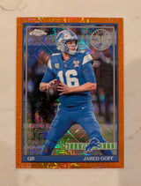 2026 Topps Football Jared Goff Detroit Lions 1991 Chrome Orange SSP /25 #91TC-37