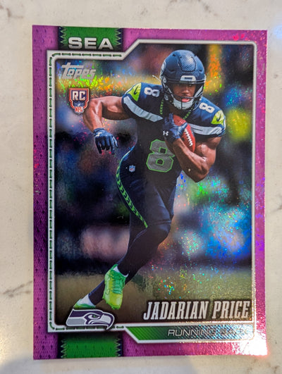 2026 Topps Football Jadarian Price Seahawks Pink Foil RC #310