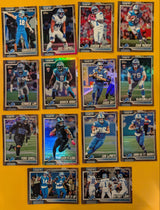 2026 Topps Football Lions Leather Foil Lot 14 Cards - Gibbs, Amon-Ra, Jared Goff