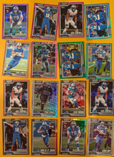 2026 Topps Football Lions 16 Card Parallel Lot - Rev It Up Green SP /99, Amon-Ra