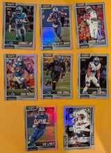 2026 Topps Football Lions Rainbow Foil Lot 8 Cards - Amon-Ra St. Brown, LaPorta