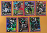 2026 Topps Football Eagles Pink Foil Lot 7 Cards - Hurts, Barkley, A.J. Brown