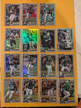 2026 Topps Football Eagles Rainbow Foil Lot 15 Cards - Hurts, Barkley, Carter