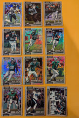2026 Topps Football Eagles Sparkle Foil Lot 12 Cards - Hurts, Barkley, Carter