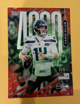 2026 Topps Football Sam Darnold Seahawks 4000 Yard Club Red SSP /5 #4YC-5