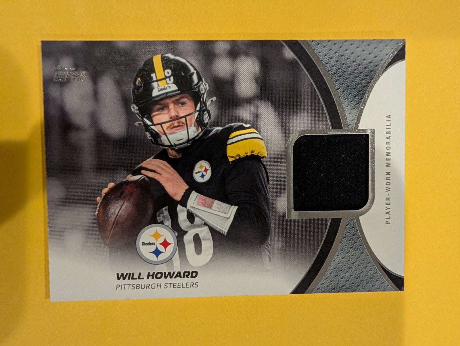 2026 Topps Football Will Howard Rookie Player-Worn Relic - front