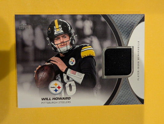 2026 Topps Football Will Howard Rookie Player-Worn Relic - front