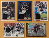 2026 Topps Football Bears 5 Card Relic Lot - Luther Burden III SP /150, Loveland