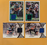 2026 Topps Football Seahawks 4 Card Relic Lot - Jaxon Smith-Njigba, Charbonnet