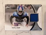 2026 Topps Football Arvell Reese Giants Rookie Material Relic RC #RMC-ARE