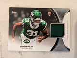 2026 Topps Football David Bailey New York Jets Rookie Material Relic RC #RMC-DBA