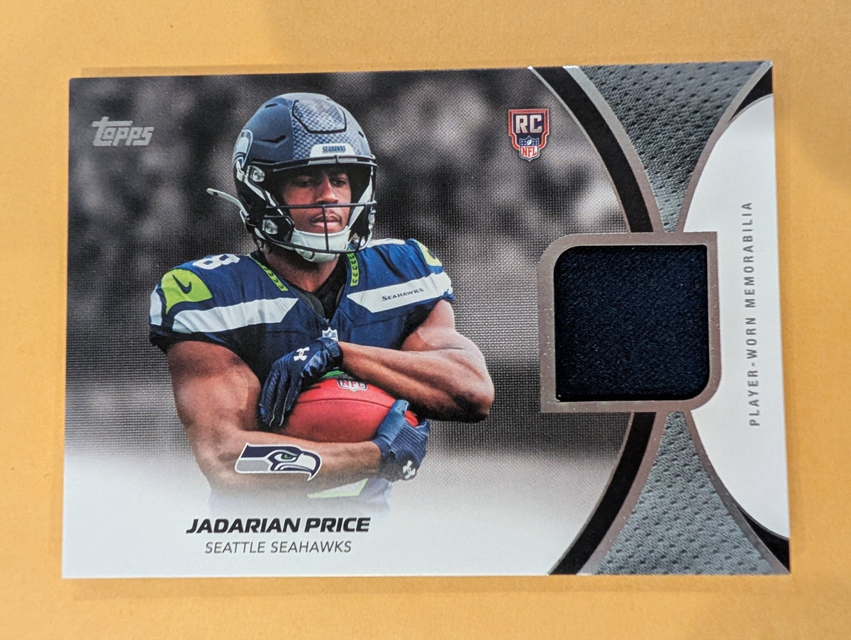2026 Topps Football Jadarian Price Seahawks Rookie Material Relic RC #RMC-JP