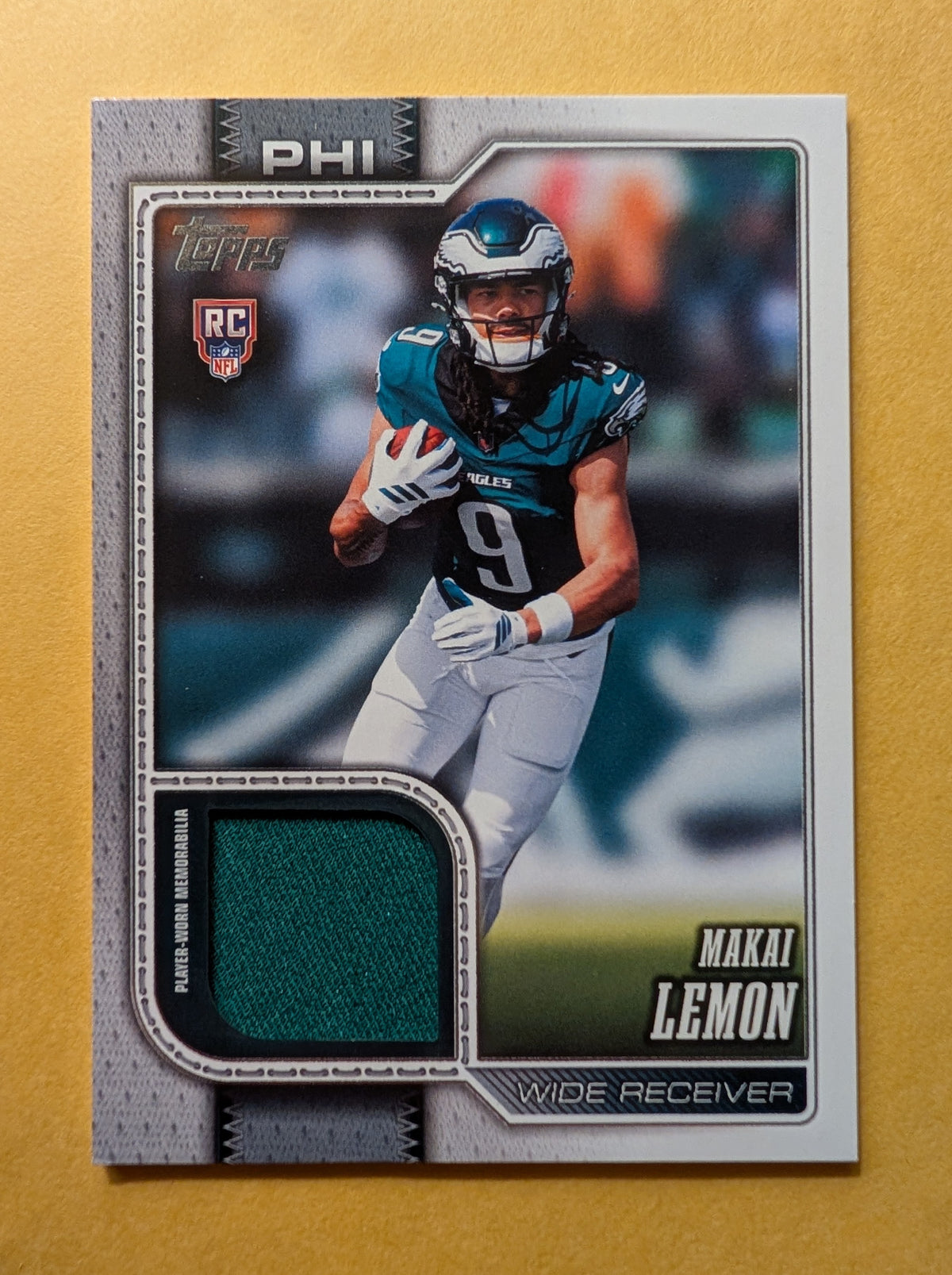 2026 Topps Football Makai Lemon Eagles Rookie Material Relic RC #RMC-ML