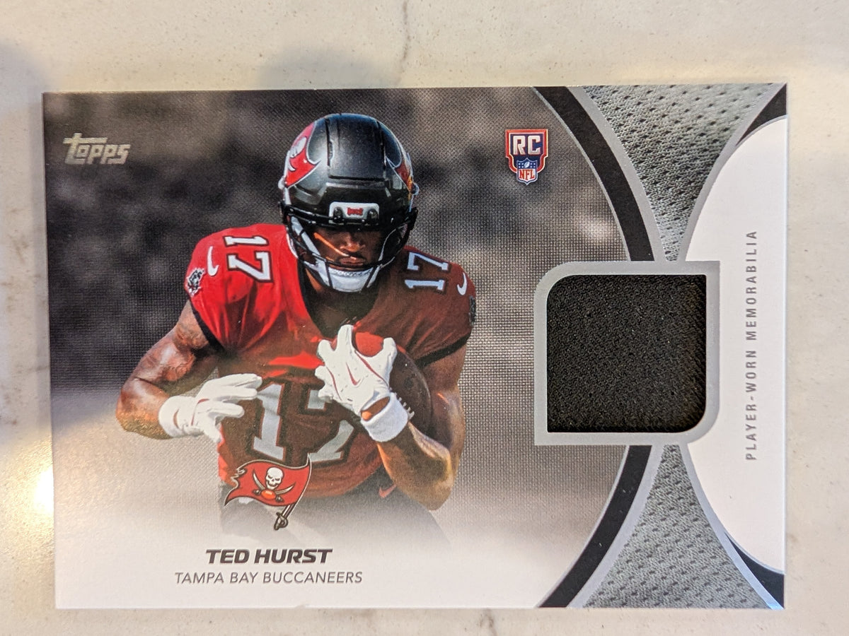 2026 Topps Football Ted Hurst Buccaneers Rookie Material Relic RC #RMC-TH
