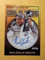 2026 Topps Football Malcolm Smith Seahawks Ring of Honor Signatures #ROHS-MS