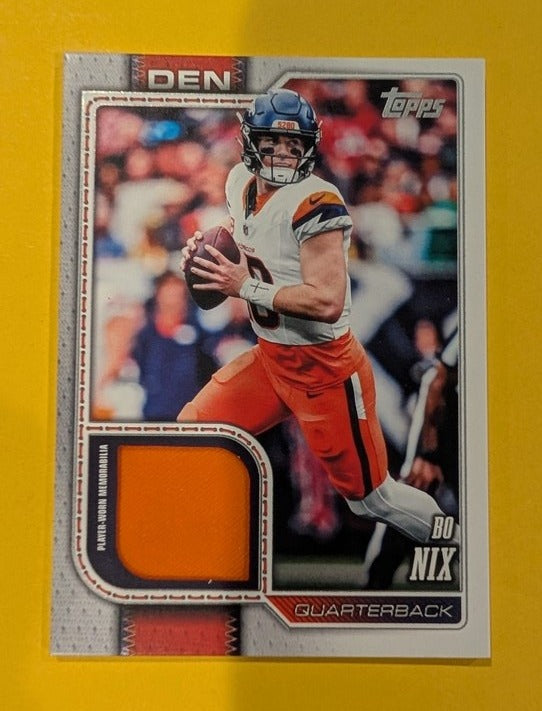 2026 Topps Football Bo Nix Denver Broncos Real One Relic #ROR-BN