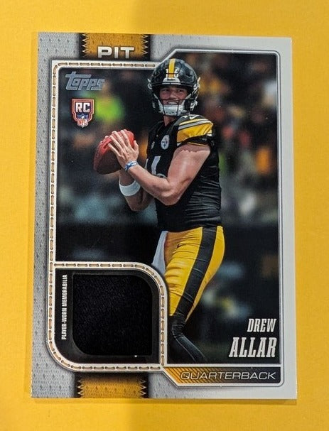 2026 Topps Football Drew Allar Pittsburgh Steelers Rookie Real One Relic #ROR-DA