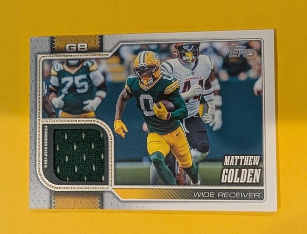 2026 Topps Football Matthew Golden Green Bay Packers Real One Relic #ROR-MG